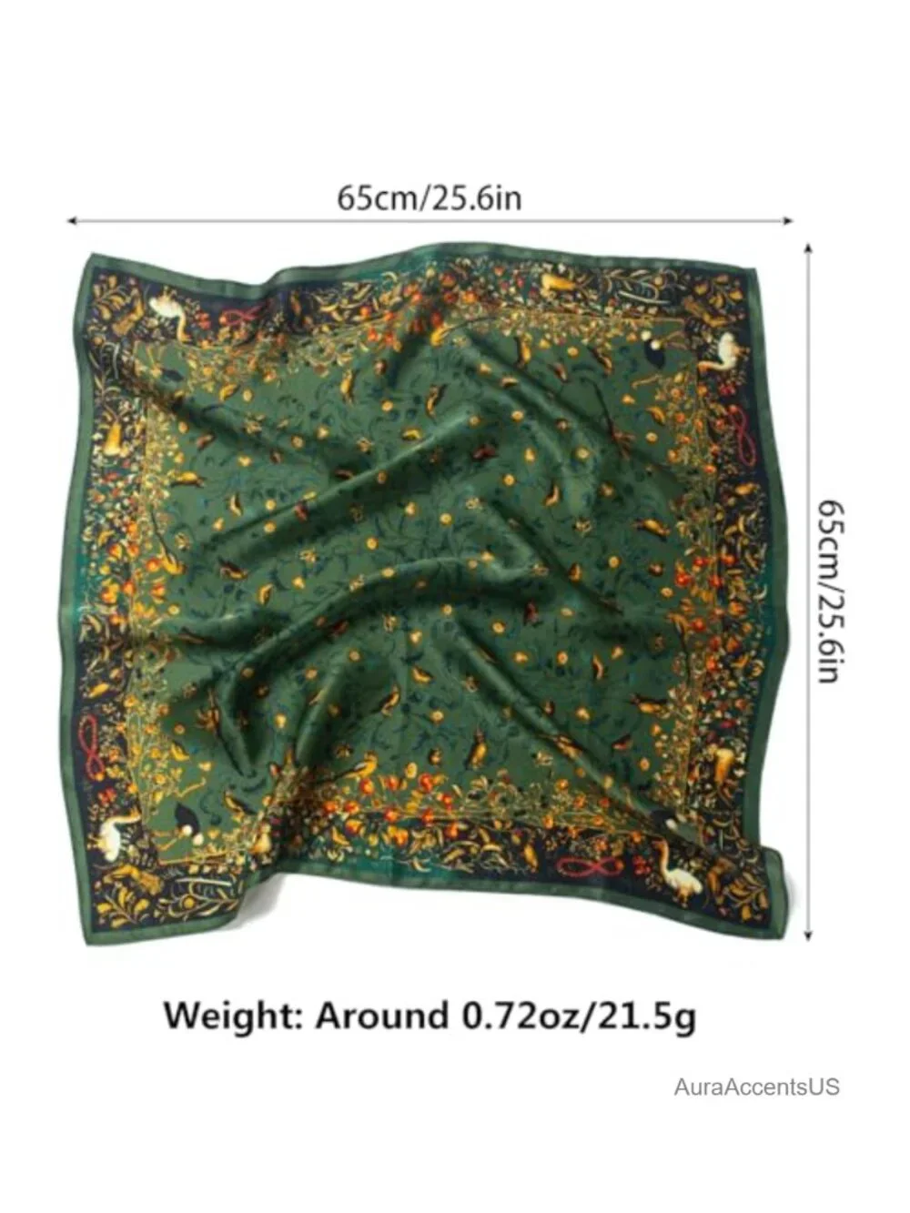 100% Mulberry Silk Square Scarf Lightweight Neck Scarf with Gift Box